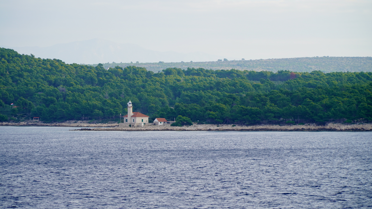 Croatia Hvar on motorcycle