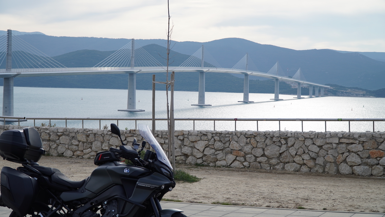 Croatia Bridge motorcycle